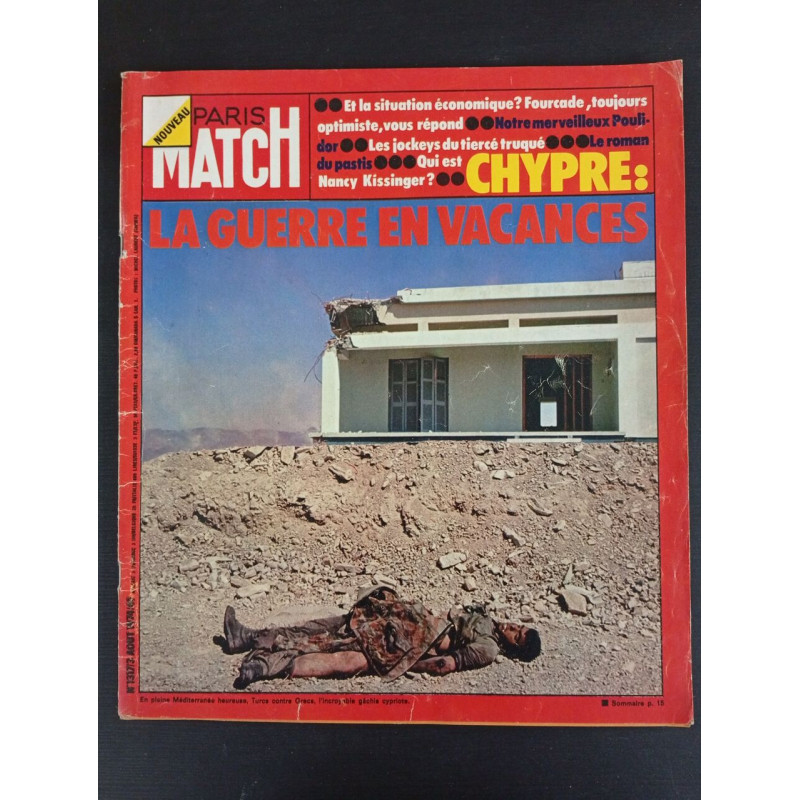 Paris Match N.1317 - Aout 1974