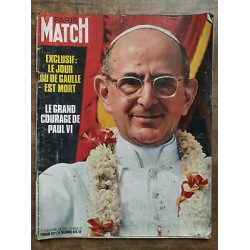 Paris Match Nº1127 12 Décembre 1970 Le Grand courage de Paul VI