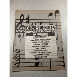 Carnet de notes de musique