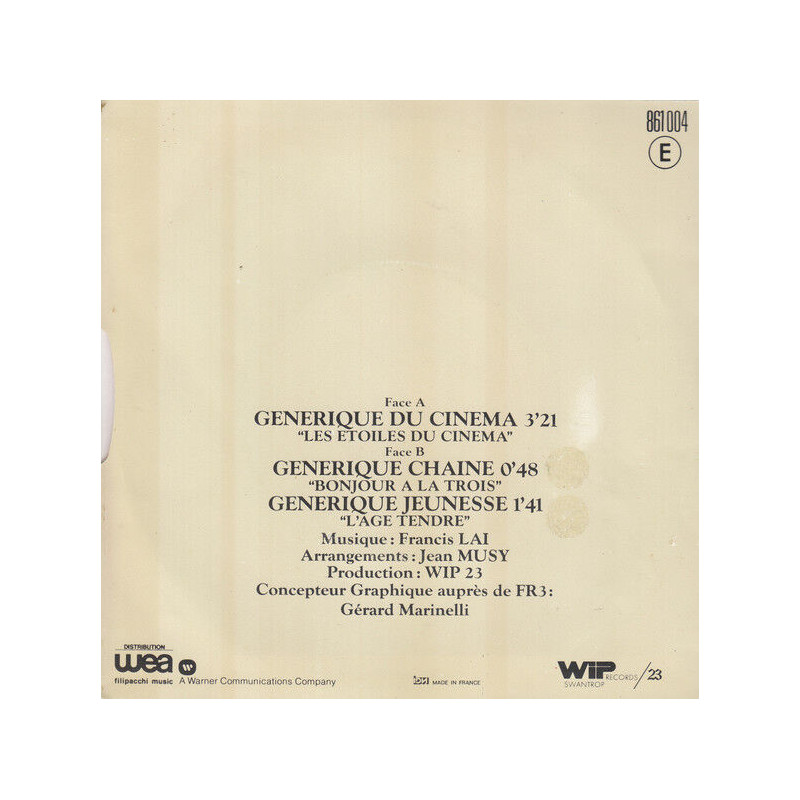 Générique Cinéma FR3