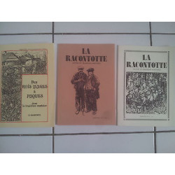 lot 3 revues LA RACONTOTTE nature et traditions Franc Comtoises n...