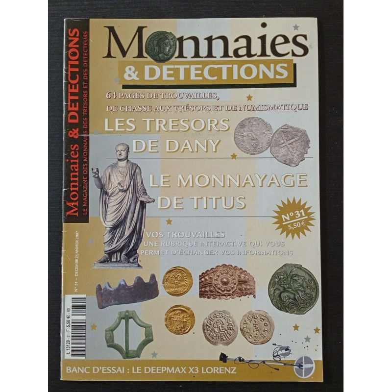 Monnaies et Detections N.31 - Décembre/Janvier 2007
