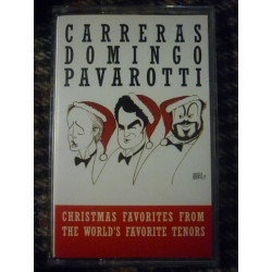Carreras-Domingo-Pavarotti Christmas Cassette Audio-K7 Sony SMT 53725