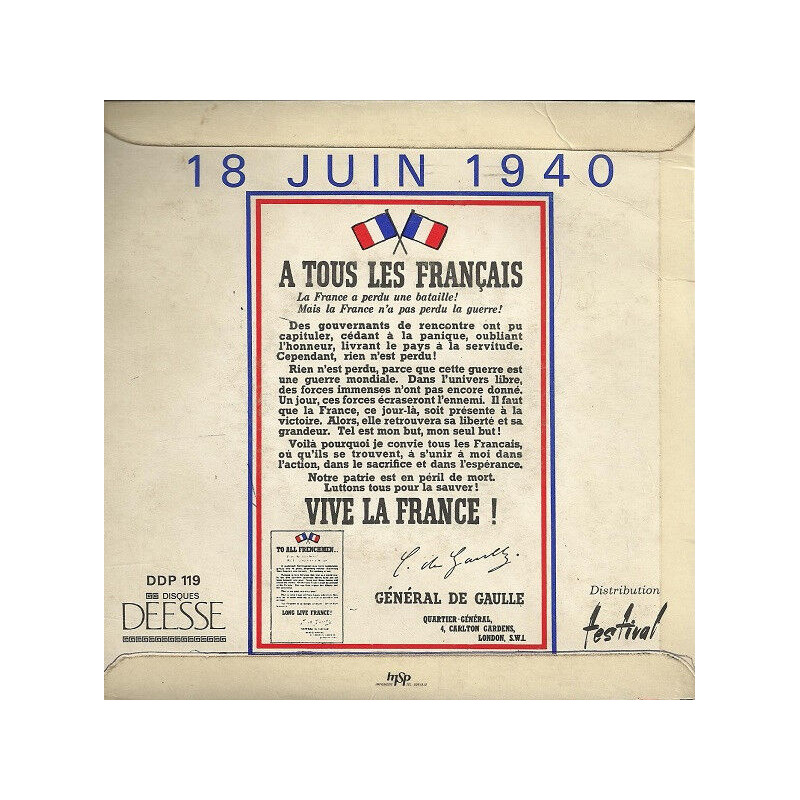 30 Mai 1968 / 19 Juin 1940