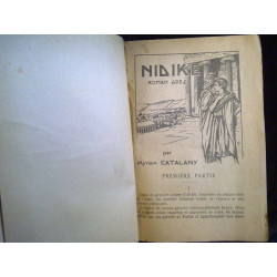 Myriam Catalany Nidike roman grec Couverture de remplacement texte...