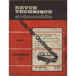Revue Technique Automobile N° 315 : Autobianchi A112 Et A112e +...