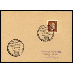 Allemagne n 706 yv cachet WW2 WURZACH Timbre Allemand Hitler 1918...