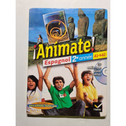 Animate Espagnol 2e année éd. 2012 - Manuel de l'élève + CD audio-rom