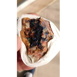 Petite combinaison Fluorine azurite malachite Maroc AZ1 125grammes...