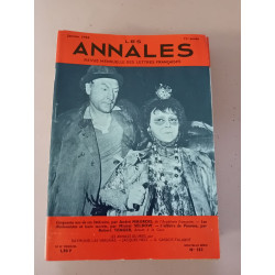 Revue Les annales des lettres françaises N° 183