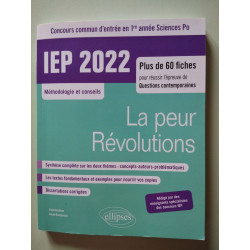 Concours commun IEP: Plus de 60 fiches pour réussir l'épreuve de...