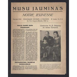 MUSU JAUMINAS notre jeunesse Périodique Mensuel Lithuanien
