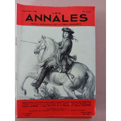 Revue Les annales des lettres françaises N° 179