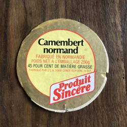Camembert normand - Produit Sincere