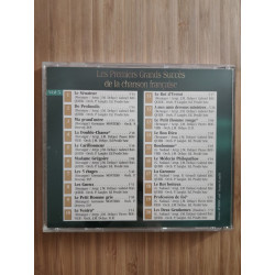 Les premiers grands succès de la chanson française