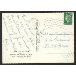 CPSM 88 CORCIEUX CAMP de La TOUR Camping Vosges