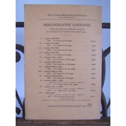 Fascicule 2 LORRAINE Nancy