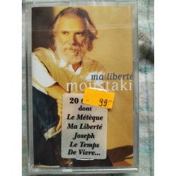 Moustaki Ma liberté Cassette Audio-K7 NEUVE SOUS BLISTER