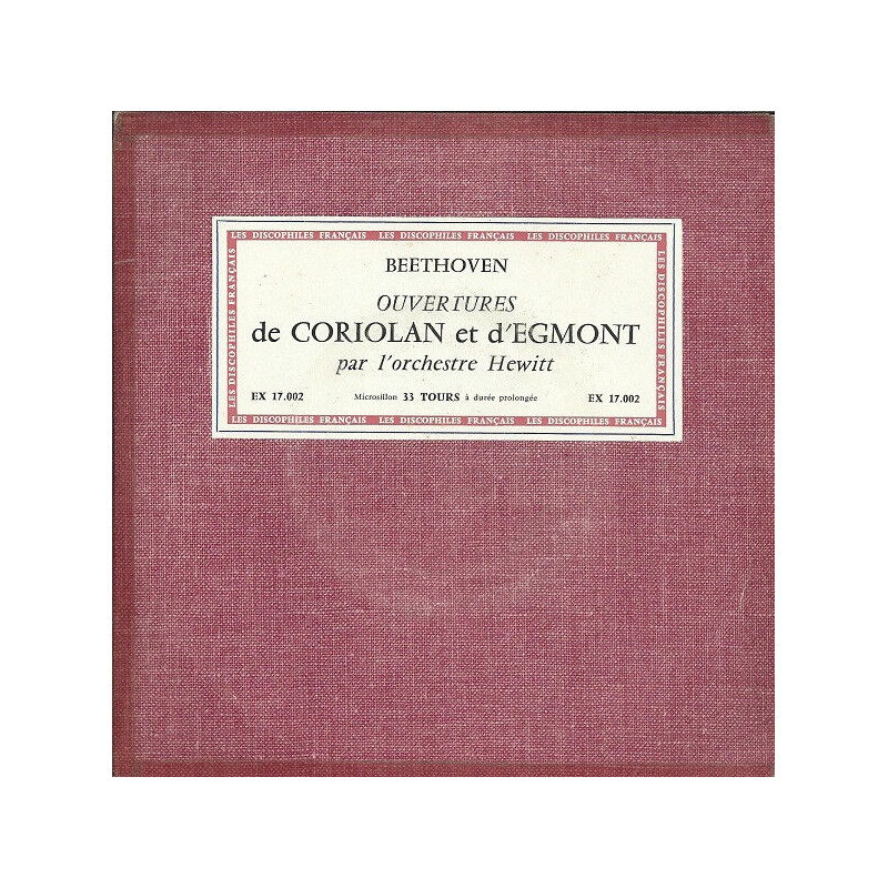 Ouvertures De Coriolan Et D'Egmont