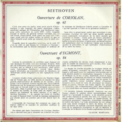 Ouvertures De Coriolan Et D'Egmont