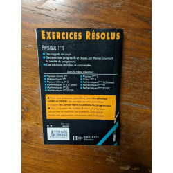 Exercices résolus chimie terminale S