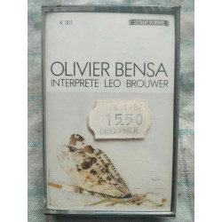 Olivier Bensa Interprete Leo Brouwer Cassette Audio-K7 NEUVE SOUS...