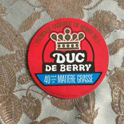 Duc de berry 40 pour cent de Matiére grasse