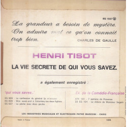 La Vie Secrète De Qui Vous Savez