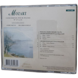 Mozart concertos pour piano nº 17 et 24