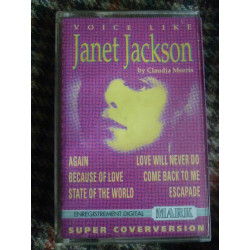 Voice like Janet Jackson by Claudia Morris Cassette Audio-K7 Mark 1162