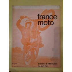 France Moto Bulletin D'information de La f f m Nº 24 Aout 1970