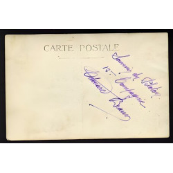 Carte Photo Groupe de soldats SOUVENIRS DU PELETON de la 12e...