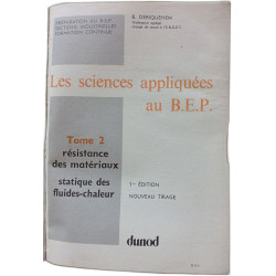 Les Sciences appliquées au b.e.p Tome 2