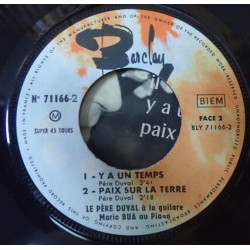 Un Homme À Souliers / Il Ne Tient Qu'À Vous / Y A Un Temps / Paix...