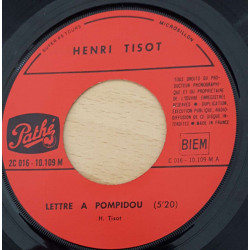 Lettre à Pompidou - A Moi Le Pompon