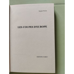 Les coupes d'Europe