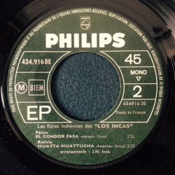 Les Flutes Indiennes Des "Los Incas"