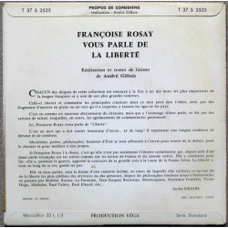 Françoise Rosay Vous Parle De La Liberté