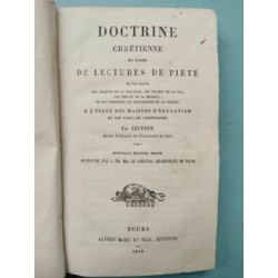 Doctrine Chrétienne en forme de lectures de piété lhomond Alfr