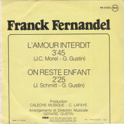 L'Amour Interdit / On Reste Enfant