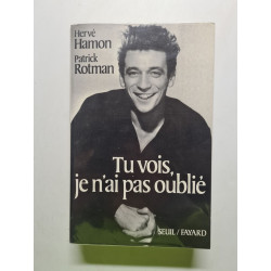 Tu vois je n'ai pas oublie