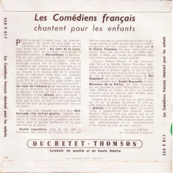 Les Comédiens Français Chantent Pour Les Enfants