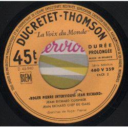 Roger Pierre Interviouve Jean Richard