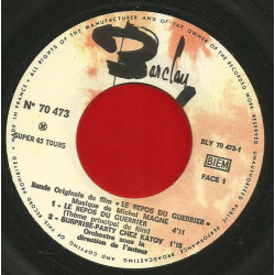 Le Repos Du Guerrier (Bande Originale Du Film De Vadim) Et Version...