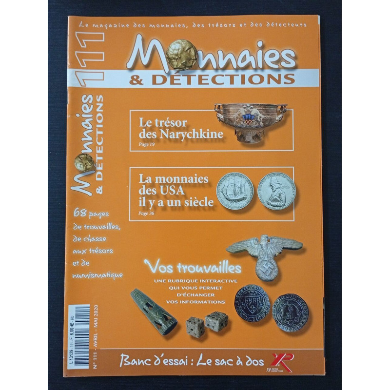 Monnaies et Détections N.111 - Avril - Mai 2020
