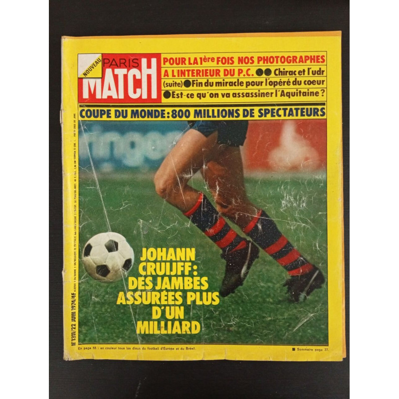 Paris Match N.1311 - Juin 1974