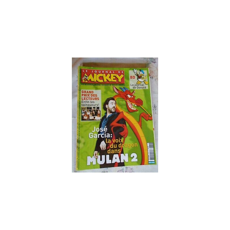 Le Journal de Mickey hebdomadaire N 2734 S