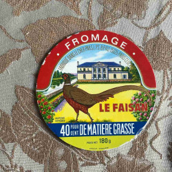 Le Faisan 40 cent pour matiere grasse