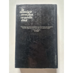 La Nostalgie n'est plus ce qu'elle était