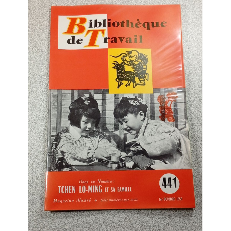 BT bibliothèque de travail n°441